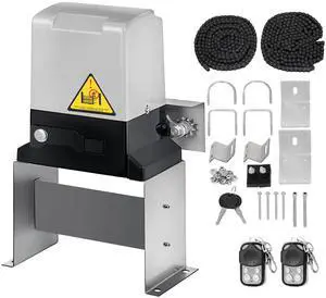 Sliding Gate Opener AC600 1400Lbs with 2 Remote Controls Move Speed 43ft Per Min, Basic Model (1800Lbs)