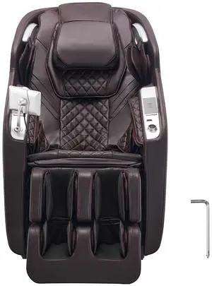 Massage Chair, 4D Full Body Zero Gravity Recliner with SL Track, Yoga Stretch, AI Voice Control, Heat, Foot Roller, Retractable Pedal, 36 Airbags, LCD, Armrest Controls, Rolling Base Massage Chair, 4D Full Body Zero Gravity Recliner with SL Track, Yoga Stretch, AI Voice Control, Heat, Foot Roller, Retractable Pedal, 36 Airbags, LCD, Armrest Controls, Rolling Base