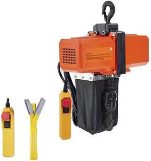VEVOR 1100 lbs Electric Chain Hoist 15 FT Lifting Height, 120V Electric Hoist, Single Phase Overhead Crane with G100 Chain, 10 ft Wired Remote Control for Garage, Shop, Hotel, Home VEVOR 1100 lbs Electric Chain Hoist 15 FT Lifting Height, 120V Electric Hoist, Single Phase Overhead Crane with G100 Chain, 10 ft Wired Remote Control for Garage, Shop, Hotel, Home