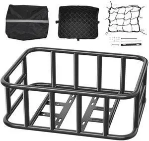 Rear Bike Basket Medium Bicycle Basket Cargo Net Rainproof Cover Liner Rear Bike Basket Medium Bicycle Basket Cargo Net Rainproof Cover Liner