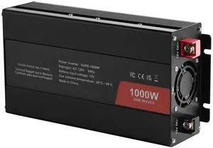 VEVOR 1000W Pure Sine Wave Inverter DC 12V to AC 120V with Dual AC Sockets 1 USB 1 Type-C Remote Operation CE FCC Approved VEVOR 1000W Pure Sine Wave Inverter DC 12V to AC 120V with Dual AC Sockets 1 USB 1 Type-C Remote Operation CE FCC Approved