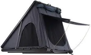 Rooftop Tent Hard Shell, Naturnest Rooftop Tent Hardshell for 2-3 Person, Hard Shell Roof Top Tent with Telescopic Ladder Thick Mattress, Waterproof Windproof for Jeep SUV Van Pickup Truck