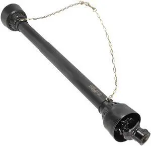 PTO Shaft 1 3/8\" PTO Drive Shaft, 6 Spline End Round End PTO Driveline Shaft, Series 4 Tractor PTO Shaft, 39\"-55\" Brush Hog PTO Shaft, Black PTO Shaft for Bush Hog/Finish Mower/Rotary Cutter