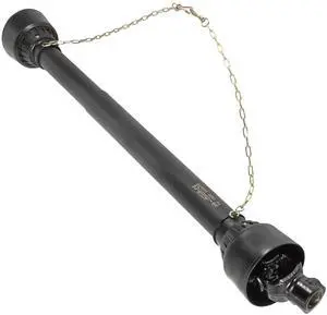 PTO Shaft, 1-3/8\" PTO Drive Shaft, 6 Spline Tractor, Round Implement Ends PTO Driveline Shaft, Series 4 Tractor PTO Shaft, 43\"-61\" Brush Hog PTO Shaft Black, for Finish Mower, Rotary Cutter