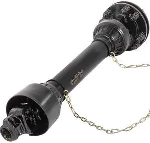 PTO Shaft, 1-3/8\" PTO Drive Shaft, 6 Spline Both Ends PTO Driveline Shaft, Series 5 Tractor PTO Shaft, 43\"-57\" Brush Hog PTO Shaft, Black PTO Shaft with Slip Clutch for Bush Hog/Finish Mower