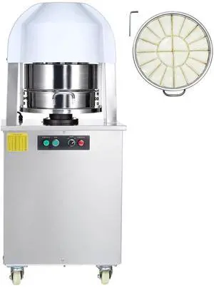 Electric Dough Divider Rounder, 20PCS Automatic Dough Ball Cutting Making Machine, 2.12oz - 9.17oz Equal Dough Cutter with Pure Copper Motor and 304 Stainless Steel Tray, for Bakery, Restaurant