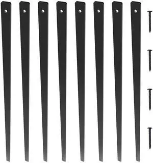 VEVOR Staircase Metal Balusters, 32.28'' x 1'' Flat Aluminum Alloy Decorative Banister Spindles, 51 Pack Deck Baluster with Screws, Classic Hollow Deck Railing Satin Black Powder Coated for Porch VEVOR Staircase Metal Balusters, 32.28'' x 1'' Flat Aluminum Alloy Decorative Banister Spindles, 51 Pack Deck Baluster with Screws, Classic Hollow Deck Railing Satin Black Powder Coated for Porch