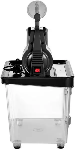 110V Commercial Ice Crusher 440LBS/H, ETL Approved 300W Electric Snow Cone Machine with Dual Blades, Stainless Steel Shaved Ice Machine with Safety On/Off Switch for Family, Restaurants, Bars