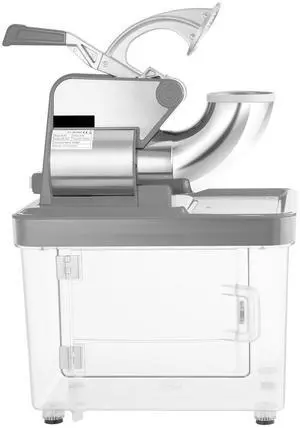 110V Commercial Ice Crusher 440LBS/H, ETL Approved 300W Electric Snow Cone Machine with Dual Blades, Stainless Steel Shaved Ice Machine with Safety On/Off Switch for Family, Restaurants, Bars