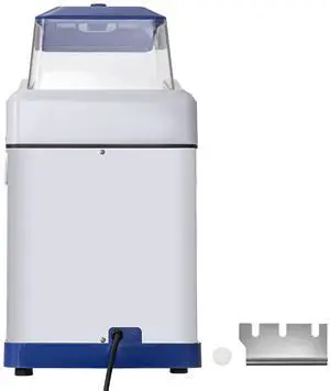 110V Commercial Ice Shaver Crusher 441LBS/H with 11LBS Hopper, 300W Tabletop Electric Snow Cone Maker 320 RPM Rotate Speed Perfect For Parties Events Snack Bar