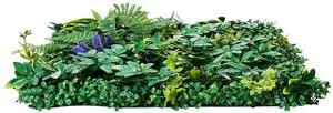 Artificial Grass Wall Panels, 8 PCS 20 x 20 inch, 3D Combination Greenery Boxwood Panel for Indoor Outdoor Green Decor & Ivy Fence Covering, Privacy Backdrop Wall Hedge Screen for Garden Artificial Grass Wall Panels, 8 PCS 20 x 20 inch, 3D Combination Greenery Boxwood Panel for Indoor Outdoor Green Decor & Ivy Fence Covering, Privacy Backdrop Wall Hedge Screen for Garden