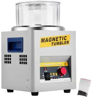 Magnetic Tumbler, 180mm Jewelry Polisher Tumbler,2000 RPM KT-185 Jewelry Polisher Finisher with Adjustable Direction and Time for Jewelry (185mm)