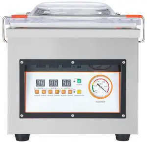Chamber Vacuum Sealer, 320W Sealing Power, Vacuum Packing Machine for Wet Foods, Meats, Marinades and More, Compact Size with 12.6 in Sealing Length, Applied in Home Kitchen and Commercial Use
