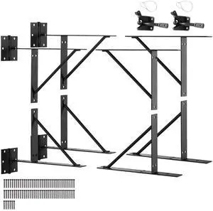 Gate Corner Brace Bracket, 2 Sets, Anti Sag Gate Frame Hardware Kit, Gate Frame Brace Bracket with Latch Lock, Screws, for Shed Doors, Corral Gates, Driveway Gates, Stable Gates, Iron, Black Gate Corner Brace Bracket, 2 Sets, Anti Sag Gate Frame Hardware Kit, Gate Frame Brace Bracket with Latch Lock, Screws, for Shed Doors, Corral Gates, Driveway Gates, Stable Gates, Iron, Black