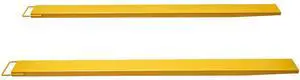 Pallet Fork Extensions, 96" Length 5.5" Width, Heavy Duty Carbon Steel Fork Extensions for Forklifts, 1 Pair Forklift Extensions, Industrial Forklift Fork Attachments for Forklift Truck, Yellow Pallet Fork Extensions, 96" Length 5.5" Width, Heavy Duty Carbon Steel Fork Extensions for Forklifts, 1 Pair Forklift Extensions, Industrial Forklift Fork Attachments for Forklift Truck, Yellow