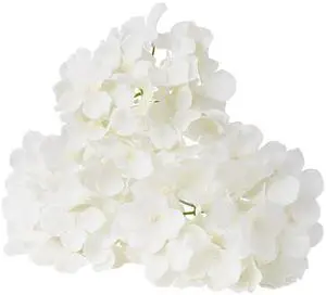 Artificial Flowers, 105 pcs Real Looking White Silk Fake Hydrangea Bulk, White Faux Bridal Shower with Stems for DIY Wedding Bouquets, Home Centerpieces Arrangements, Party Tables Decorations Artificial Flowers, 105 pcs Real Looking White Silk Fake Hydrangea Bulk, White Faux Bridal Shower with Stems for DIY Wedding Bouquets, Home Centerpieces Arrangements, Party Tables Decorations