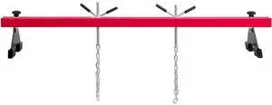 Engine Support Bar 1100 Lbs Capacity Engine Transverse Bar Engine Hoist 2 Point Lift Holder Hoist Dual Hooks, Engine Hoist Keeps Engine Stable for Home Garages & Auto Repair Shop