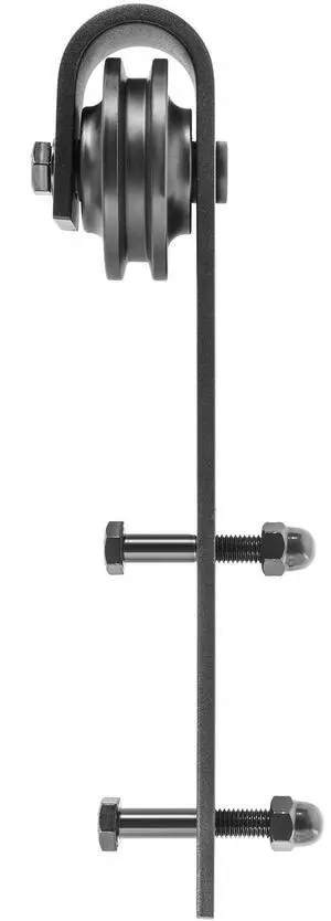 Sliding Barn Door Hardware Kit, 11FT Barn Door Kit, 330LBS Load-Bearing Double Barn Door Hardware Kit, Carbon Steel Barn Door Track, Darn Door for 1.37-1.77\" Thickness & 5.5FT Wide Door Panel