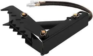 Hydraulic Backhoe Thumb, 18 inch 1/2" Thickness Heavy Duty Excavator Thumb, Black Steel Weld On Thumb Attachments with Hydraulic Cylinder, Mechanical Hydraulic Thumb for Backhoe/Excavator