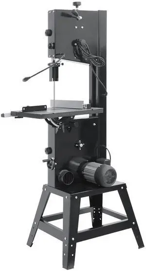 Band Saw, 13.39-Inch, Benchtop Bandsaw with Stand, 440-846 RPM Continuously Viable Speed, 1100W 1-1/2HP, 110V, Optimized Work Light, and Miter Gauge, for Woodworking Aluminum Wood Metal Copper