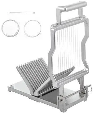 Cheese Cutter With Wire 1 cm & 2 cm Cheeser Butter Cutting Blade Replaceable Cheese Slicer Wire, Aluminum Alloy Commercial Cheese Slicer with 304 Stainless Steel Wire Kitchen Cooking Baking Tool