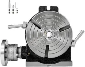 Rotary Table 8 Inch/200 MM Horizontal Vertical Rotary Table 3-Slot Rotary Table for Milling Machine MT-3 Rotary Table for Milling 360 Degrees Precision Rotary Table