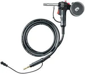 100Amp Spool Gun with 10FT Cable, Compatible with Hobart Handler 210 MVP Mig Welders, Suitable for 0.023", 0.030" and 0.035" Flux Core/Solid/Aluminum Welding Wires 100Amp Spool Gun with 10FT Cable, Compatible with Hobart Handler 210 MVP Mig Welders, Suitable for 0.023", 0.030" and 0.035" Flux Core/Solid/Aluminum Welding Wires