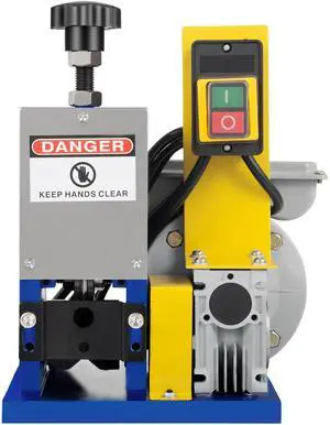 Automatic Electric Wire Stripping Machine 0.05\"-0.98\",Portable Dark Blue Wire Stripper, Wire Stripping Machine Tool for Scrap Copper Recycling (Dark Blue)