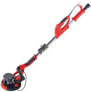 Drywall Sander 850W Electric, Electric Sander Variable Speed 800-1750RPM, Drywall Sander Foldable Sheetrock Sander, with Telescope Handle, Vacuum Bag Drywall Sanders 6 Sand Pads