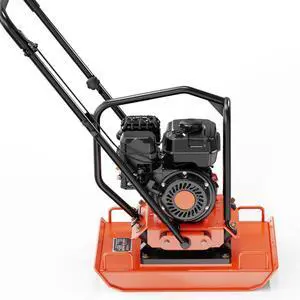Plate Compactor, 7.0 HP Gas Engine, 4451.22 lbf Vibration Compaction Force, 432 sq. in Plate, 5400 RPM Power Tamper, Ground Compactor Rammer for Dirt, Gravel, Asphalt, Foundation, EPA Compliant