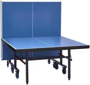Ping Pong Table, Professional Table Tennis Game, Indoor MDF Portable Table Tennis Table, Foldable Ping Pong Table with Quick Clamp Net and Lockable Wheel, 10 Minute Easy Assembly, 25mm Tabletops