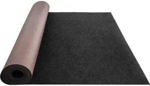 Marine Carpet, 6 x 30 ft Boat Carpeting, Charcoal Black Marine Grade Boat Carpet, Indoor/Outdoor Marine Carpeting with Water-proof TPR Backing, Water-proof Carpet Roll for Home, Patio, Porch, De