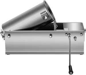 Manual Sausage Stuffer, 5 L / 11 LBS Horizontal Sausage Machine, Dual-Speed Meat Stuffer, Made of Food-Grade 304 Stainless Steel, Includes 5 Stuffing Tubes, for Home Kitchen Restaurant Commercia