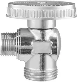 10-Pack Angle Stop Valve, 1/4 Turn Water Shut Off Valves, 1/2" Nominal (5/8" OD) Compression Inlet x 3/8" OD Compression Outlet Shutoff Valve for Bathroom Kitchen Toilet Shower Plumbing 10-Pack Angle Stop Valve, 1/4 Turn Water Shut Off Valves, 1/2" Nominal (5/8" OD) Compression Inlet x 3/8" OD Compression Outlet Shutoff Valve for Bathroom Kitchen Toilet Shower Plumbing
