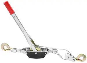 Come Along Winch, 2 Ton (4,409 lbs) Pulling Capacity, 12 ft Steel Cable, 2 Hooks, Heavy Duty Ratchet Power Puller Tool with Dual Gears, Automotive Hoist Cable Puller Ideal for Vehicle Rescue Come Along Winch, 2 Ton (4,409 lbs) Pulling Capacity, 12 ft Steel Cable, 2 Hooks, Heavy Duty Ratchet Power Puller Tool with Dual Gears, Automotive Hoist Cable Puller Ideal for Vehicle Rescue