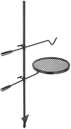 Swivel Campfire Grill, Fire Pit Grill Grate over Fire Pits, Heavy Duty Steel Grill Grates, 360° Adjustable Open Fire Outdoor Cooking Equipment, Portable Camp Fire Racks for Camping Outdoor BBQ Swivel Campfire Grill, Fire Pit Grill Grate over Fire Pits, Heavy Duty Steel Grill Grates, 360° Adjustable Open Fire Outdoor Cooking Equipment, Portable Camp Fire Racks for Camping Outdoor BBQ