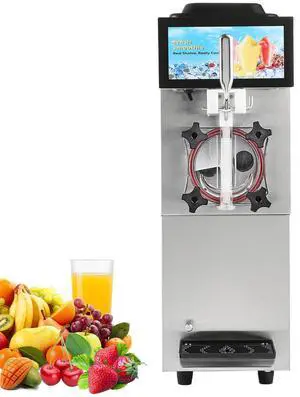 Commercial Slushy Machine, 12L / 3.17 Gal Single Tank, Cool and Freeze Modes, Stainless Steel Margarita Smoothie Frozen Drink Maker, Slushie Machine for Party Cafes Restaurants Bars Home