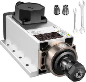 Air Cooled Spindle Motor 2.2KW CNC Spindle Motor 220V Square Air Cooled Spindle Motor ER20 Collet 24000 RPM CNC Spindle 6A Spindle Motor 400 Hz for CNC Router Engraving Milling Machine Air Cooled Spindle Motor 2.2KW CNC Spindle Motor 220V Square Air Cooled Spindle Motor ER20 Collet 24000 RPM CNC Spindle 6A Spindle Motor 400 Hz for CNC Router Engraving Milling Machine