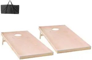 Cornhole Set, 4x2 ft Corn Hole Game Boards, Solid Wood Portable Toss Board, Indoor and Outdoor Cornhole Play for Adults, Toss Game Include Carrying Case, for Yard, Backyard, Beach, Camping Cornhole Set, 4x2 ft Corn Hole Game Boards, Solid Wood Portable Toss Board, Indoor and Outdoor Cornhole Play for Adults, Toss Game Include Carrying Case, for Yard, Backyard, Beach, Camping