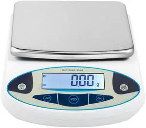 Analytical Balance, 5000g x 0.01g Accuracy Lab Scale, High Precision Electronic Analytical Balance, 13 Units Conversion, Counting Function, LCD Display, for Lab University Jewelry