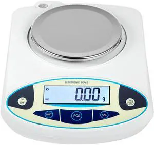 Lab Scale Analytical Balance, 3000g x 0.01g Accuracy High Precision Lab Scale 13 Units Conversion Scientific Digital Laboratory Balance Scale for Lab, Jewelry, Industrial, Business(3000g, 0.01g)