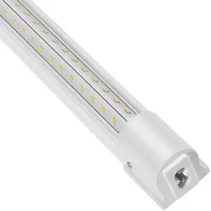 10 Pack LED Shop Light, 8 FT, 80W Linkable Shop Light Fixture, 10000 LM Ceiling Lights 59 in Power Cords with ON/OFF Switch 48 in Connector Cables, for Garage Warehouse Home Workkshop and Office 10 Pack LED Shop Light, 8 FT, 80W Linkable Shop Light Fixture, 10000 LM Ceiling Lights 59 in Power Cords with ON/OFF Switch 48 in Connector Cables, for Garage Warehouse Home Workkshop and Office