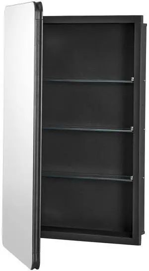 Medicine Cabinet, 16 x 24 inch, Medicine Cabinet for Bathroom with Mirror, Aluminum Frame Bathroom Wall Cabinet, 2-layer Adjustable Shelves, Recessed & Wall-mounted Installation Medicine Cabinet, 16 x 24 inch, Medicine Cabinet for Bathroom with Mirror, Aluminum Frame Bathroom Wall Cabinet, 2-layer Adjustable Shelves, Recessed & Wall-mounted Installation