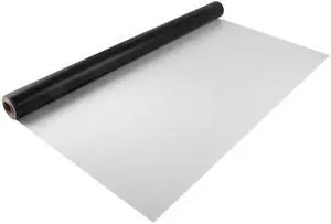 Dance Floor, 6.6x23ft Dance Floor Roll, 0.06in Thick PVC Vinyl Dance Floor, Black/White Reversible Portable Dance Floor, Non-Slip Dance Flooring, Ballet Dance Floor for Jazz, Pop, Lyrical Style