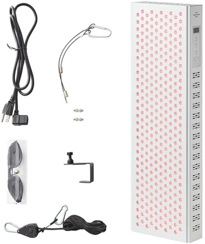 VEVOR Red Light Therapy for Whole Body, 300 Dual-Chip LEDS, 10Hz/40Hz Pulse, 3 Timing Setting, Red 660nm & Near Infrared 850nm Light Therapy Panel for Pain Relief, Wound Healing, Skin Health, 300W VEVOR Red Light Therapy for Whole Body, 300 Dual-Chip LEDS, 10Hz/40Hz Pulse, 3 Timing Setting, Red 660nm & Near Infrared 850nm Light Therapy Panel for Pain Relief, Wound Healing, Skin Health, 300W