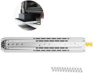 1 Pair Full Extension Drawer Slides 18 20 22 28 30 32 36 38 40 44 48 52 56 60 in, 500 lbs Load Capacity Locking Drawer Slides, Ball Bearing with Lock Side Mount Drawer Slide Rail 1 Pair Full Extension Drawer Slides 18 20 22 28 30 32 36 38 40 44 48 52 56 60 in, 500 lbs Load Capacity Locking Drawer Slides, Ball Bearing with Lock Side Mount Drawer Slide Rail