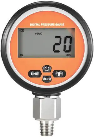 Digital Hydraulic Pressure Gauge, 0-10000 PSI (0-700 Bar) Hydraulic Pressure Sensor, Manometer Tester with 1/4 inch NPT Base Entry for Excavator Construction Machinery, Stainless Steel Housing Digital Hydraulic Pressure Gauge, 0-10000 PSI (0-700 Bar) Hydraulic Pressure Sensor, Manometer Tester with 1/4 inch NPT Base Entry for Excavator Construction Machinery, Stainless Steel Housing