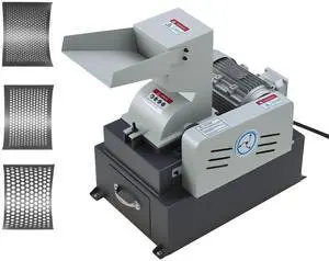 Hammer Crusher, 3KW 220V Electric Rock Stone Shatter Grinder, Glass Crushing Machine with 400 to 600 kg/h Crushing Capacity, Coal Crusher Milling Machine with 0.12/0.24/0.4 inch Sieve Screens Hammer Crusher, 3KW 220V Electric Rock Stone Shatter Grinder, Glass Crushing Machine with 400 to 600 kg/h Crushing Capacity, Coal Crusher Milling Machine with 0.12/0.24/0.4 inch Sieve Screens