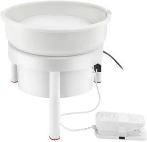 Pottery Wheel 36cm Pottery Forming Machine with Foot Pedal Pottery Wheel for Adults 450W Electric Pottery Wheel for DIY Clay Art Craft