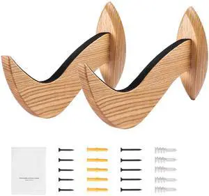 Surfboard Wall Mount, Horizontal Surfboard Rack for Storage and Display, Wooden Board Stand Organizer for Wall, Surf Board Holder Ideal for Wakeboards, Snowboards, Kiteboards, Shortboard, Skis